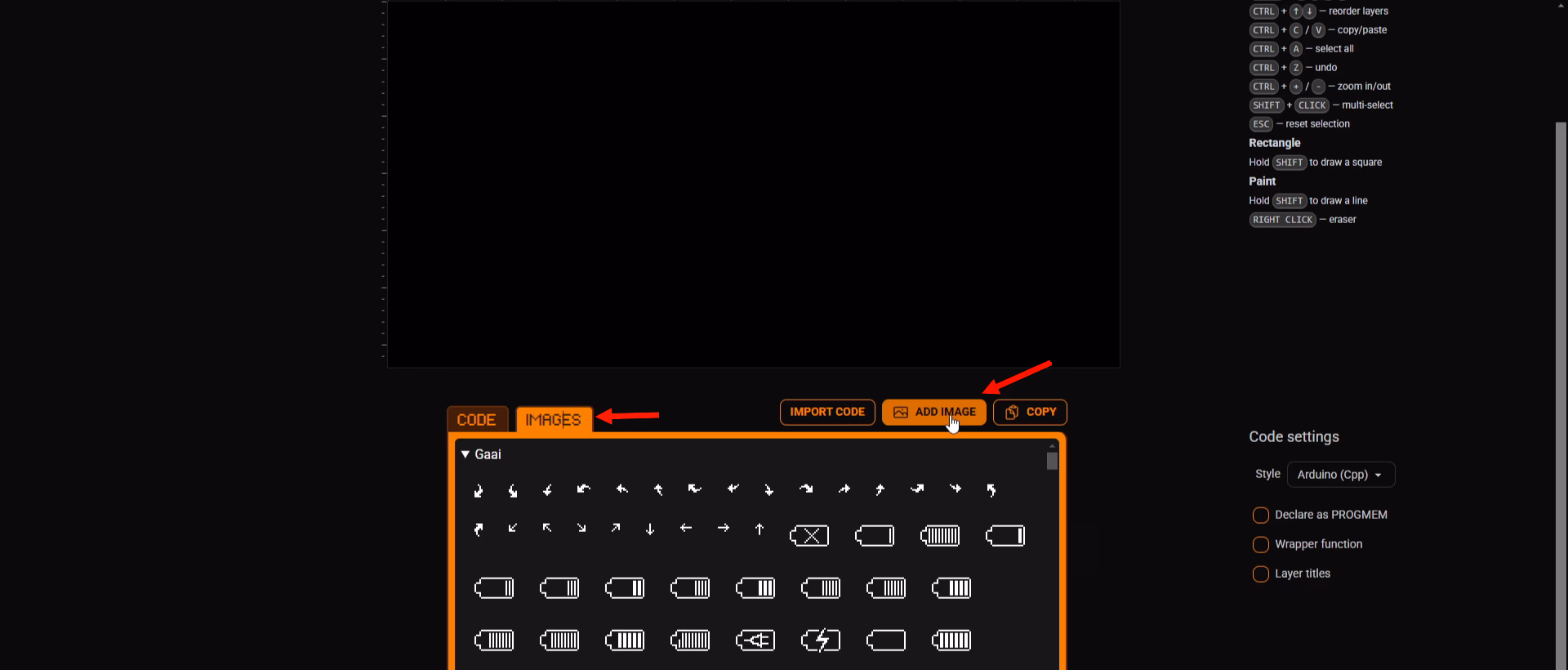 OLED Display BITMAPgen2
