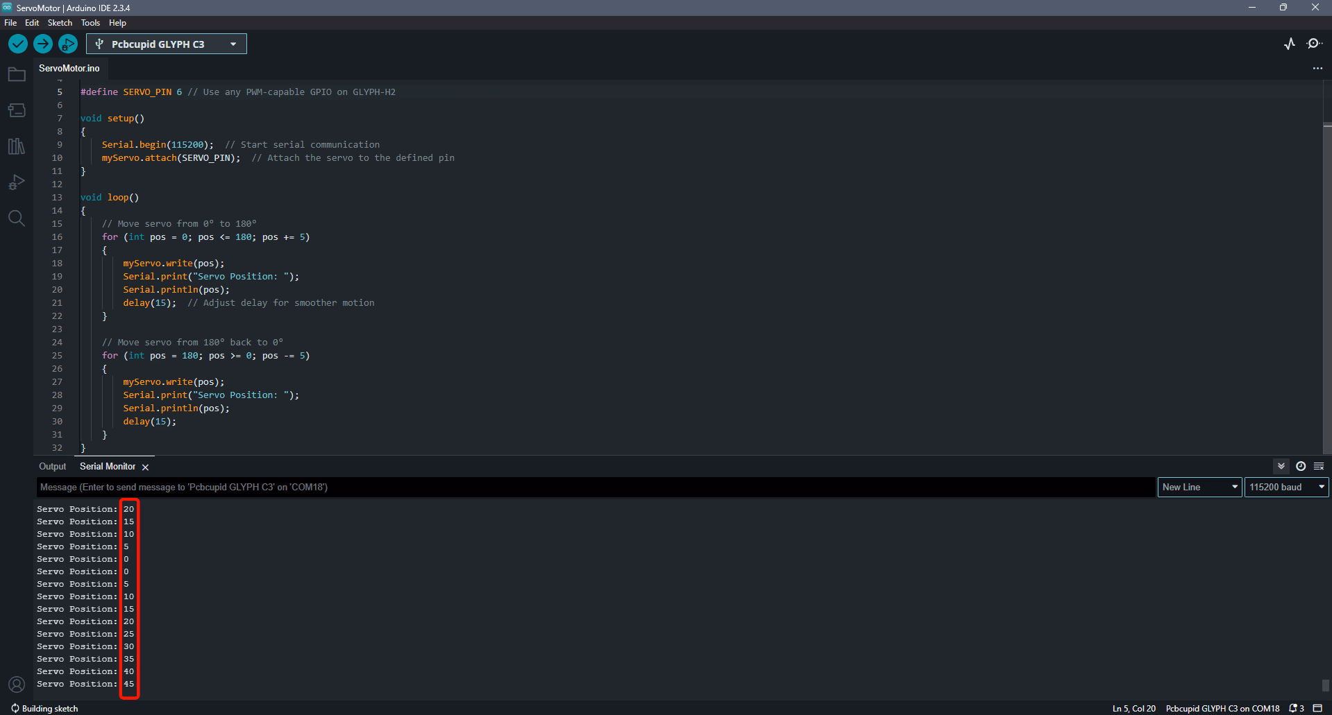 pcbcupid_servo_motor_serialmon_lowangle