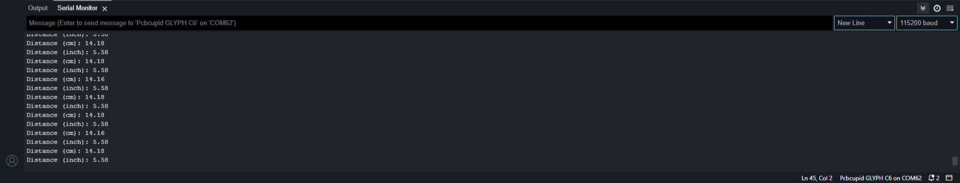 pcbcupid_ultrasonic_serial_output