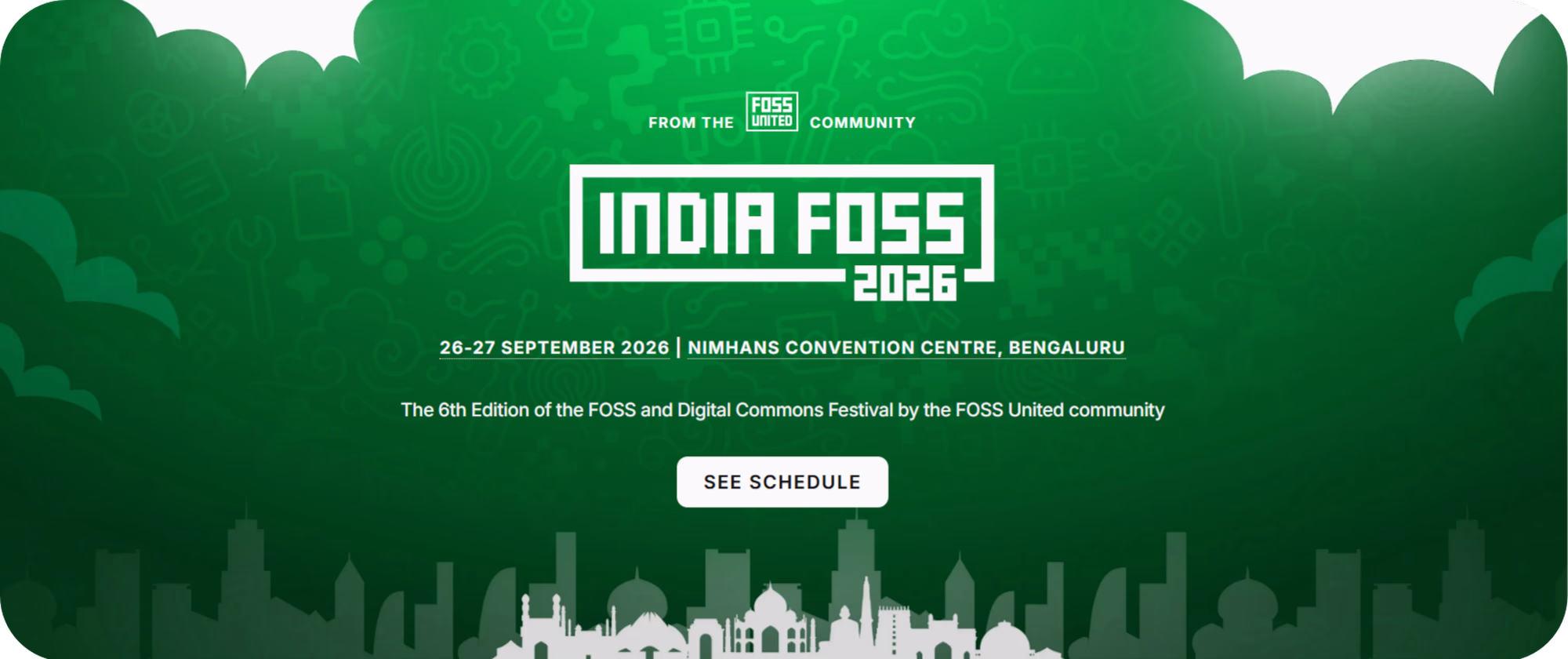 IndiaFOSS 2026 Banner